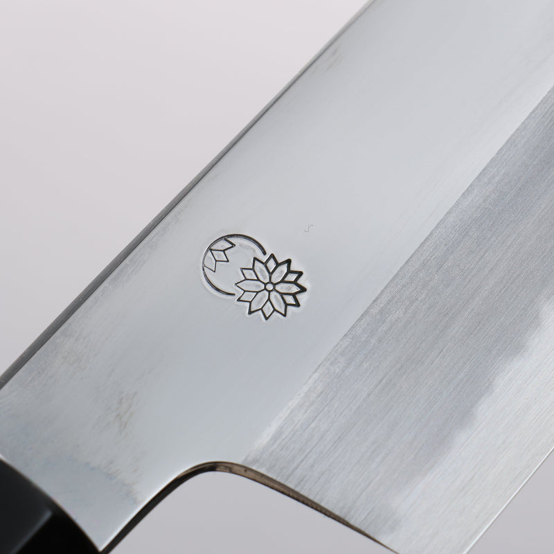 Choyo Blue Steel No.1 Mirrored Finish Kiritsuke Santoku 180mm - Japannywholesale