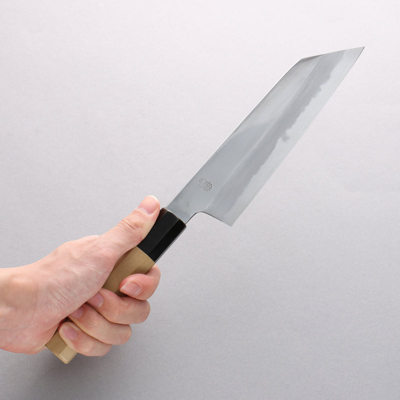 Choyo Blue Steel No.1 Mirrored Finish Kiritsuke Santoku 180mm - Japannywholesale