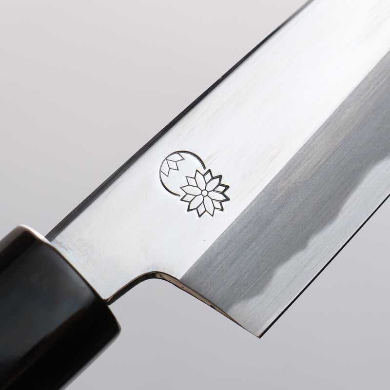 Choyo Blue Steel No.1 Mirrored Finish Kiritsuke Petty-Utility 135mm Magnolia Handle - Japannywholesale