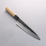 Kikuzuki White Steel No.2 Black Finished Gyuto 240mm Magnolia Handle - Japannywholesale