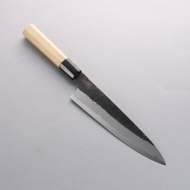 Kikuzuki White Steel No.2 Black Finished Gyuto 210mm Magnolia Handle - Japannywholesale