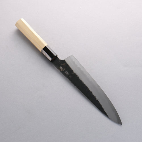 Kikuzuki White Steel No.2 Black Finished Gyuto 210mm Magnolia Handle - Japannywholesale