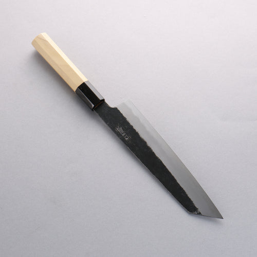 Kikuzuki White Steel No.2 Black Finished Kiritsuke Gyuto 210mm Magnolia Handle - Japannywholesale