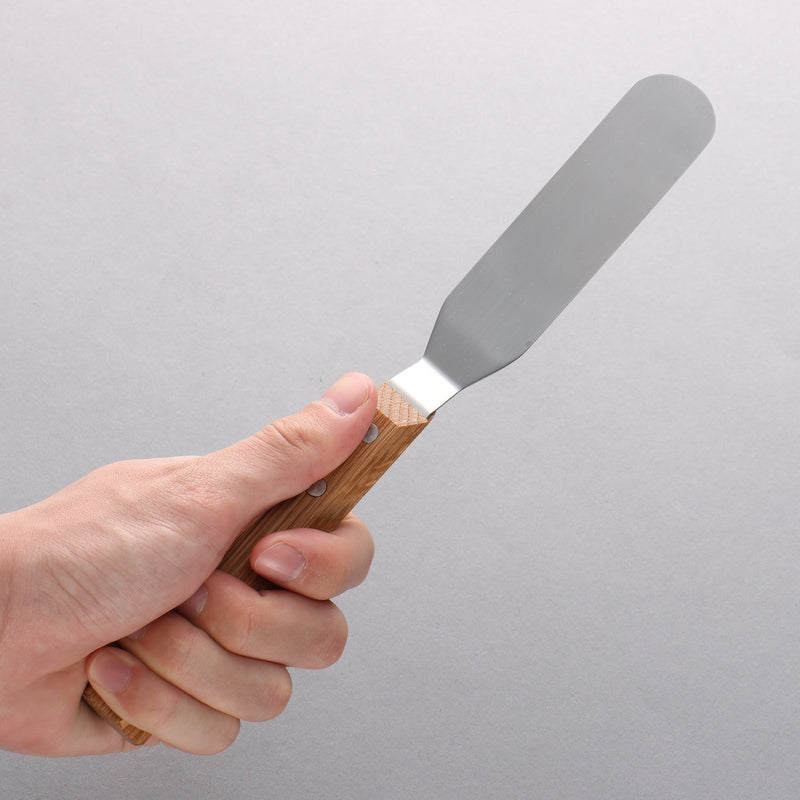 Gestura Stainless Steel Offset Spatula 250mm - Japannywholesale