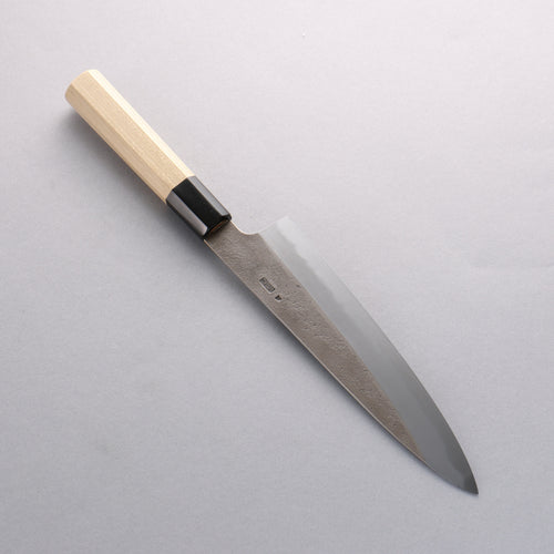 Kikuzuki White Steel No.2 Nashiji Gyuto 210mm Magnolia Handle - Japannywholesale