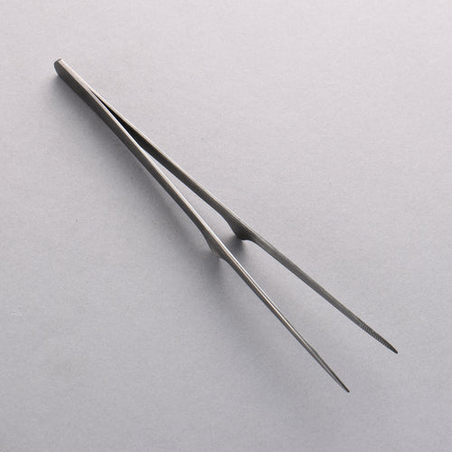 Gestura Black metal Tongs 200mm - Japannywholesale