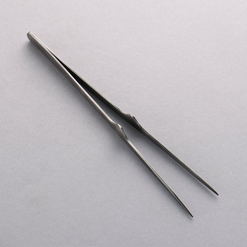 Gestura Black metal Tongs 200mm - Japannywholesale