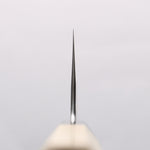 Kikuzuki White Steel No.2 Nashiji Nakiri Japanese Knife 180mm Magnolia Handle - Japannywholesale