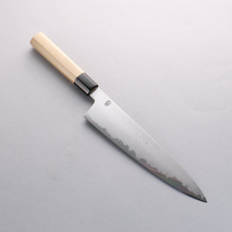 Kikuzuki Blue Steel No.1 Damascus Gyuto 240mm Magnolia Handle - Japannywholesale