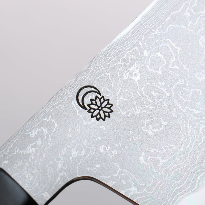 Kikuzuki Blue Steel No.1 Damascus Gyuto 240mm Magnolia Handle - Japannywholesale