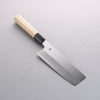 Kikuzuki White Steel No.2 Kasumitogi Nakiri Japanese Knife 180mm Magnolia Handle - Japannywholesale