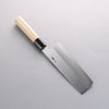 Kikuzuki White Steel No.2 Kasumitogi Nakiri Japanese Knife 180mm Magnolia Handle - Japannywholesale