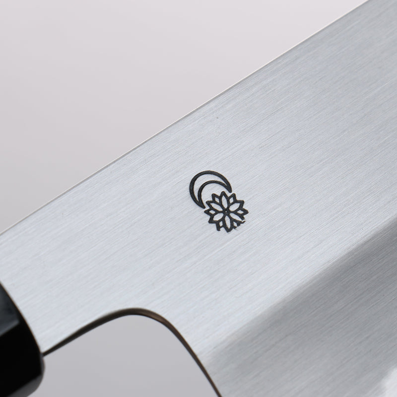 Kikuzuki White Steel No.2 Kasumitogi Nakiri Japanese Knife 180mm Magnolia Handle - Japannywholesale