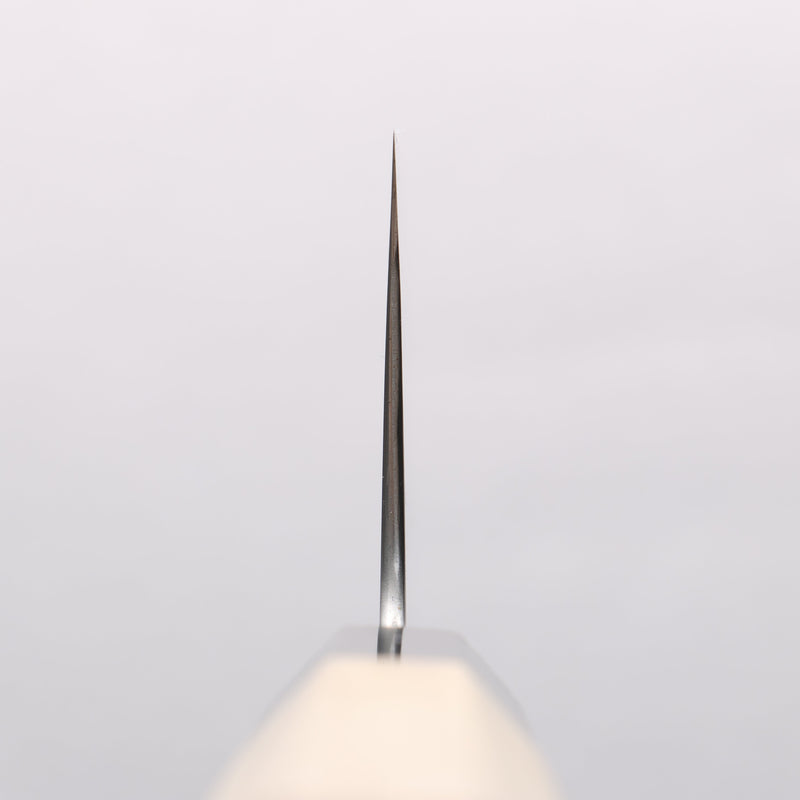 Kikuzuki White Steel No.2 Kasumitogi Nakiri Japanese Knife 180mm Magnolia Handle - Japannywholesale