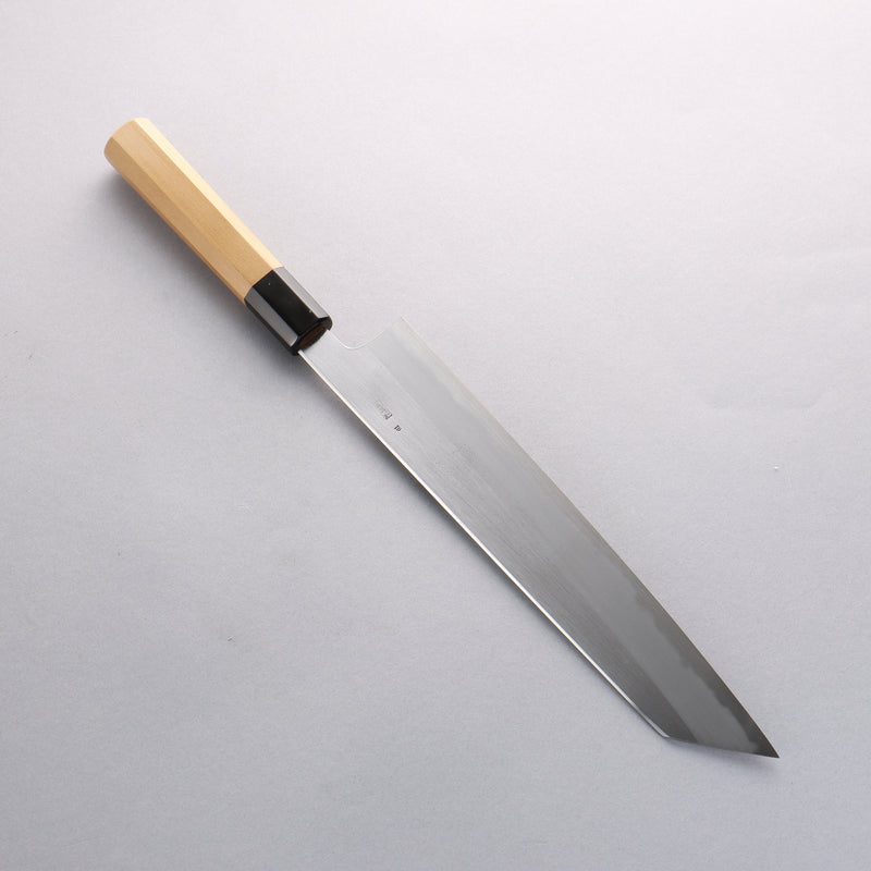 Kikuzuki White Steel No.2 Kasumitogi Kiritsuke Gyuto 270mm Magnolia Handle - Japannywholesale