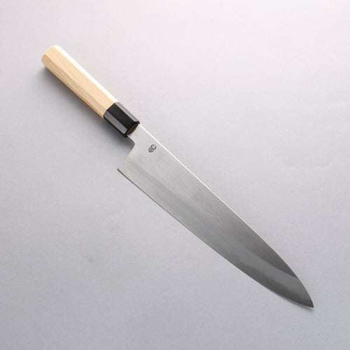 Kikuzuki White Steel No.2 Kasumitogi Gyuto 270mm Magnolia Handle - Japannywholesale