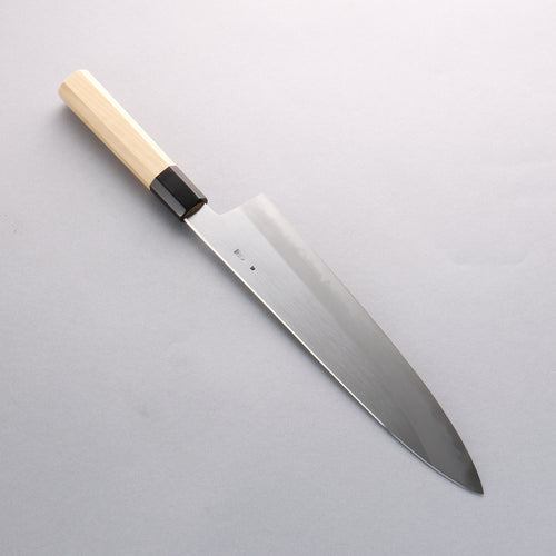 Kikuzuki White Steel No.2 Kasumitogi Gyuto 270mm Magnolia Handle - Japannywholesale