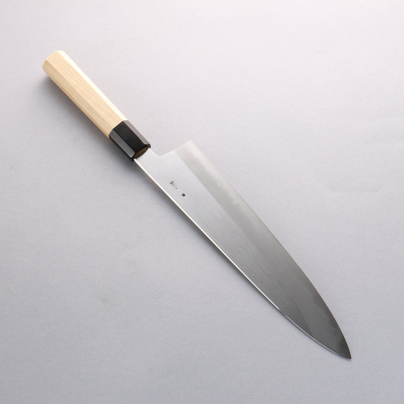 Kikuzuki White Steel No.2 Kasumitogi Gyuto 270mm Magnolia Handle - Japannywholesale