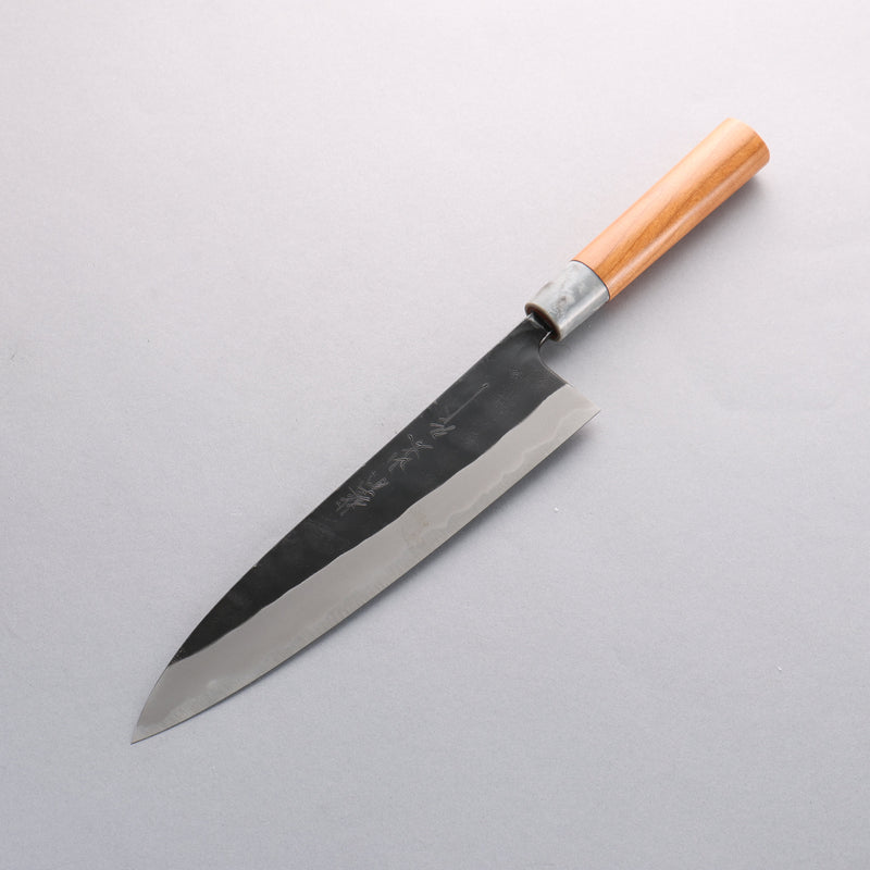 Nao Yamamoto White Steel No.2 Kurouchi Gyuto 240mm Cherry Tree Handle - Japannywholesale