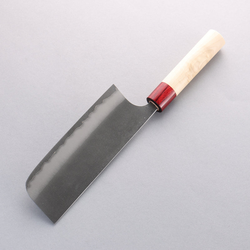 Masakage Yuki White Steel No.2 Nashiji Nakiri 165mm Magnolia Handle - Japannywholesale