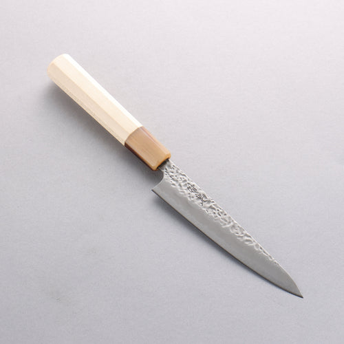 Seisuke Kumo White Steel No.1 Hammered Petty-Utility 135mm Magnolia Handle - Japannywholesale