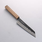 Oul Blue Super Black Nashiji Bunka 170mm Oak Handle - Japannywholesale