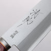 Seisuke Blue Super Migaki Finished Santoku 170mm Red and Black Pakka wood Handle - Japannywholesale