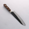 Seisuke Blue Super Black Santoku 180mm Brown Pakka wood Handle - Japannywholesale