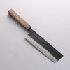 Kyohei Shindo Blue Steel Black Finished Nakiri 170mm Live oak Lacquered Handle - Japannywholesale