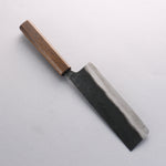 Kyohei Shindo Blue Steel Black Finished Nakiri 170mm Live oak Lacquered Handle - Japannywholesale