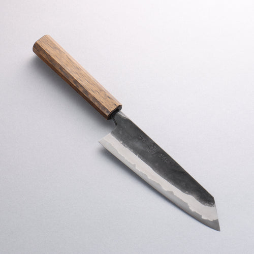 Kyohei Shindo Blue Steel Black Finished Bunka 165mm Live oak Lacquered Handle - Japannywholesale