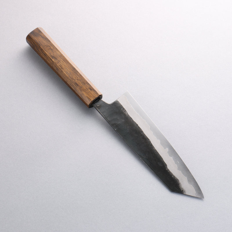 Kyohei Shindo Blue Steel Black Finished Bunka 165mm Live oak Lacquered Handle - Japannywholesale