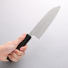 Seisuke Blue Super Santoku 165mm Rosewood (Ferrule: Black Pakka Wood) Handle - Japannywholesale