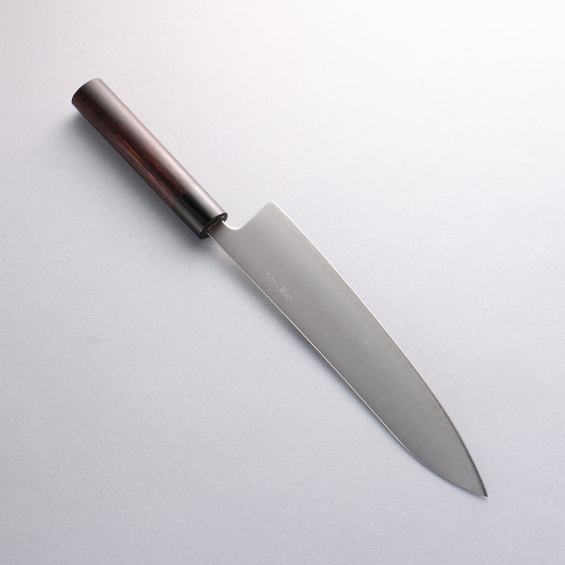 Seisuke Blue Super Gyuto 240mm Rosewood (Ferrule: Black Pakka Wood) Handle - Japannywholesale