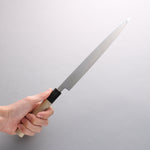 Sakai Takayuki [Left Handed] INOX Yanagiba Magnolia Handle - Japannywholesale