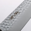 Seisuke VG10 Hammered Kiritsuke Petty-Utility 150mm Charcoal Gray Pakka wood Handle - Japannywholesale