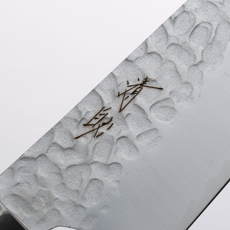 Seisuke VG10 Hammered Bunka 165mm Charcoal Gray Pakka wood Handle - Japannywholesale