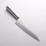 Seisuke VG10 Hammered Gyuto 200mm Charcoal Gray Pakka wood Handle - Japannywholesale