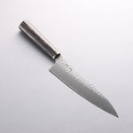 Seisuke VG10 Hammered Gyuto 180mm Charcoal Gray Pakka wood Handle - Japannywholesale