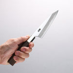 Kurotori Silver Steel No.3 Migaki Finished Fish Slicer 120mm Walnut Handle - Japannywholesale