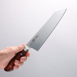 Seisuke Molybdenum Kiritsuke Santoku 195mm Mahogany Handle - Japannywholesale