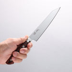 Seisuke Molybdenum Kiritsuke Petty-Utility 145mm Mahogany Handle - Japannywholesale