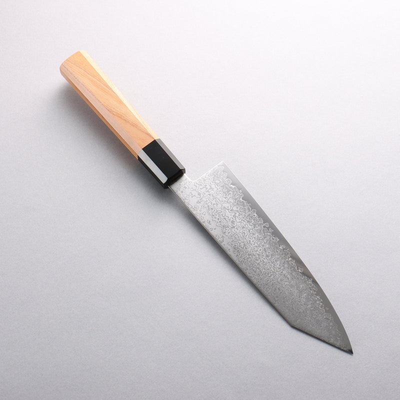 Seisuke VG10 Damascus Kiritsuke Santoku 180mm Keyaki (Japanese Elm) Handle - Japannywholesale