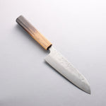 Oul Silver Steel No.3 Nashiji Santoku 165mm Burnt Oak Handle - Japannywholesale