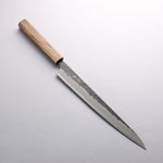 Oul Blue Super Black Nashiji Sujihiki 270mm Oak Handle - Japannywholesale