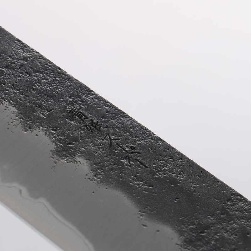 Oul Blue Super Black Nashiji Gyuto 240mm Oak Handle - Japannywholesale