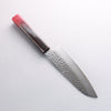 Sakai Takayuki Rinnou VG10 33 Layer Damascus Santoku Japanese Knife 170mm Red Lacquered Handle - Japannywholesale