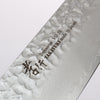 Sakai Takayuki Rinnou VG10 33 Layer Damascus Kengata Santoku Japanese Knife 160mm Blue Lacquered Handle - Japannywholesale