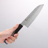 Sakai Takayuki Rinnou VG10 33 Layer Damascus Santoku Japanese Knife 170mm Blue Lacquered Handle - Japannywholesale