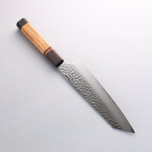 Sakai Takayuki VG10 33 Layer Damascus Kengata Gyuto Japanese Knife 190mm Mountain cherry (12 sided) Handle - Japannywholesale